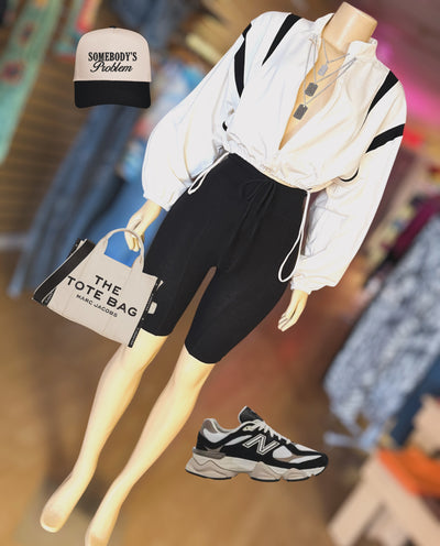 Cotton Color Block Knee Length and Jacket Set