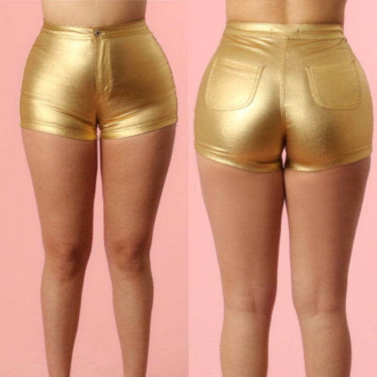 Shimmer Shorts (Gold)