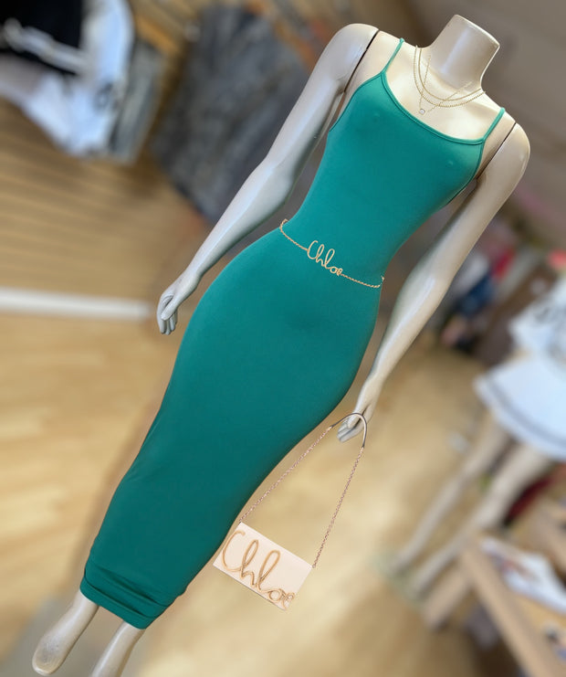 Cotton Prefect Mermaid Dress ( Green)