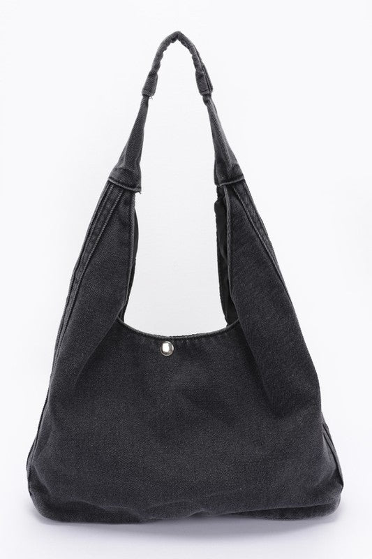 Denim Hobo Bag