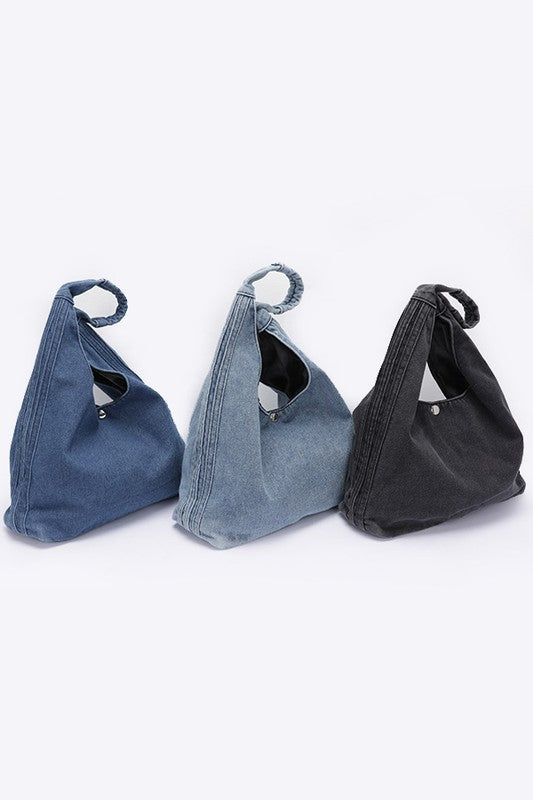 Denim Hobo Bag