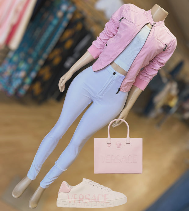 Soft Cotton Spring / Summer Jacket (pink)