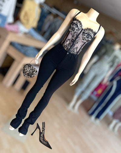 Lace Detail  STRAP Corest TOP