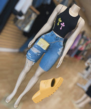 Put Two Crosses on It Tank Top ( Black)