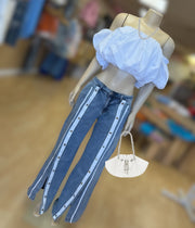 Ballon Arm Top ( White)