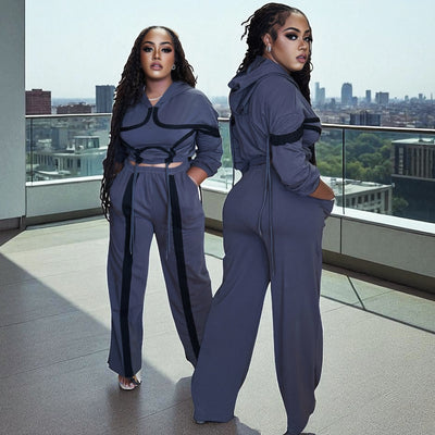 Pull them Strings Up or Down Relax Set ( Grey and Black)