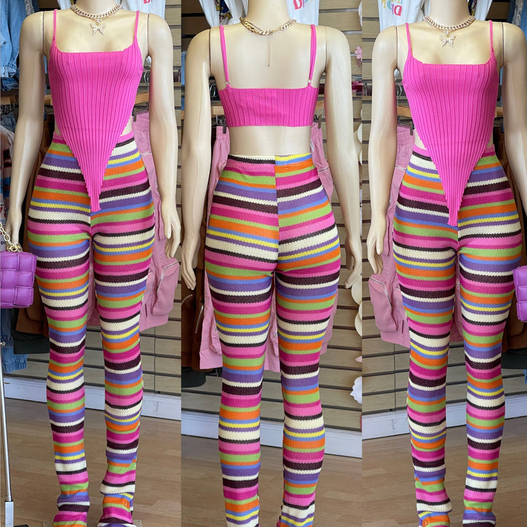 That Sexy Neck Sweater Top (Pink)