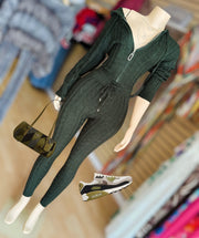 Hello Fall Sweater Set (Green)