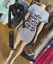 The “What your Vibe” T-shirt Dress