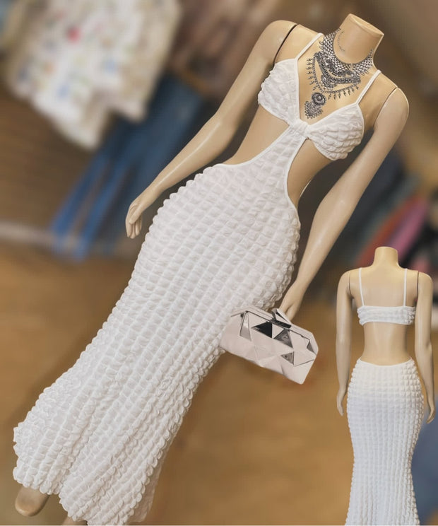 Prefect Mermaid Dress With Side and Detail Dress