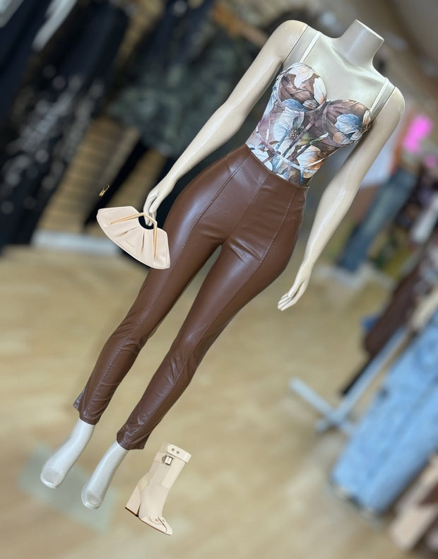 Flower Garden Corest Bodysuit with Detail