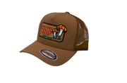 Happy Hours Trucker Hat ( Tan)