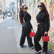 Not Your Average Hoodie Cotton Set (Black)