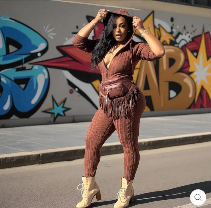 Let’s Talk Fringe Fanny Pack Purse