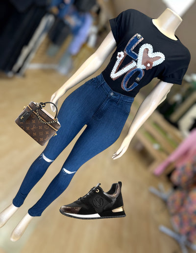3D Self Love  SHORT SLEEVE TOP