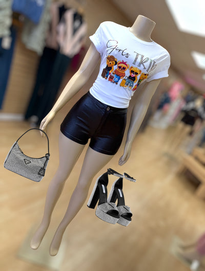 Girls Trip " Bling Bling" Tee (White)