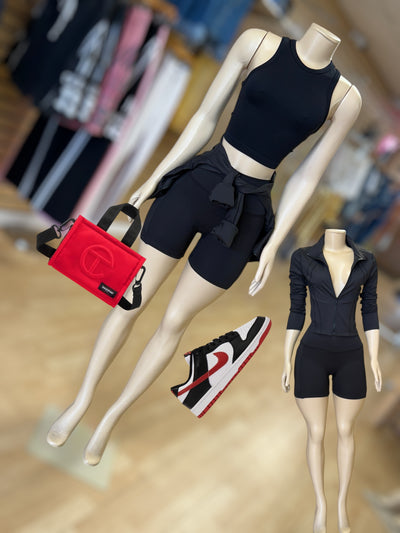 Quick Run Comfy Short Set (Black)