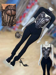 Bling on the Arm Crop Top