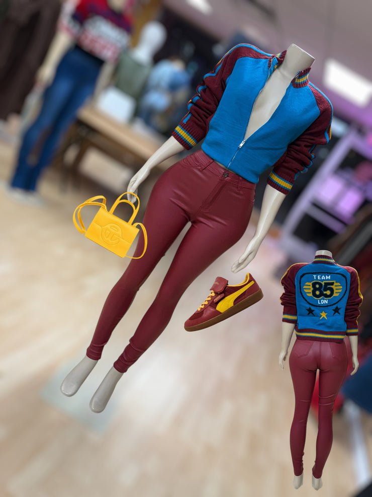 Thick Fav Team Zip Up Sweater ( Blue)