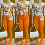 Orange Disco Pants