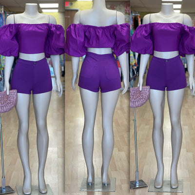 Candy Shorts ( Purple)