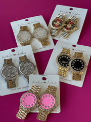 What Time is it Earrings Accessories