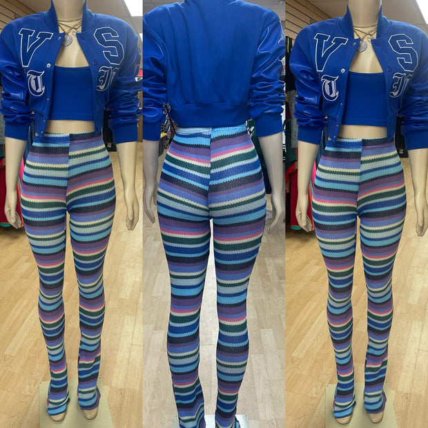The “Candy Land” Extended Length Leggings ( Multi Color)