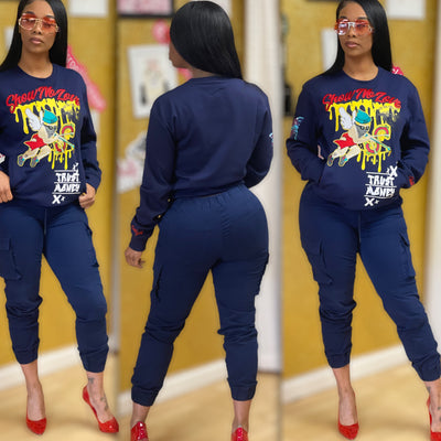 Show No Love Period “Pull Over “ ( Navy)