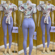 Lavender Disco Pants